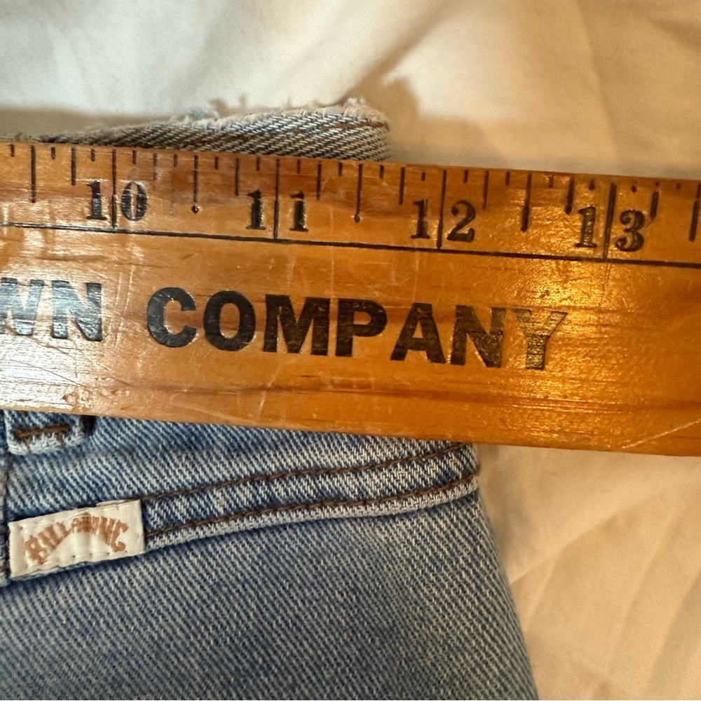 Wrangler x Billabong Patchwork Jeans Women’s 24 High Rise Flare Denim - Picture 8 of 10